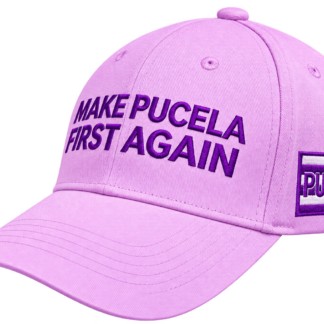 Gorra violeta Pucela con bordado Make Pucela First Again